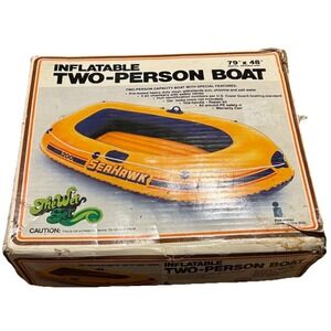 INTEX 1984 The Wet Set Two-Person Boat 79" X 48" Seahawk 200 Original Package